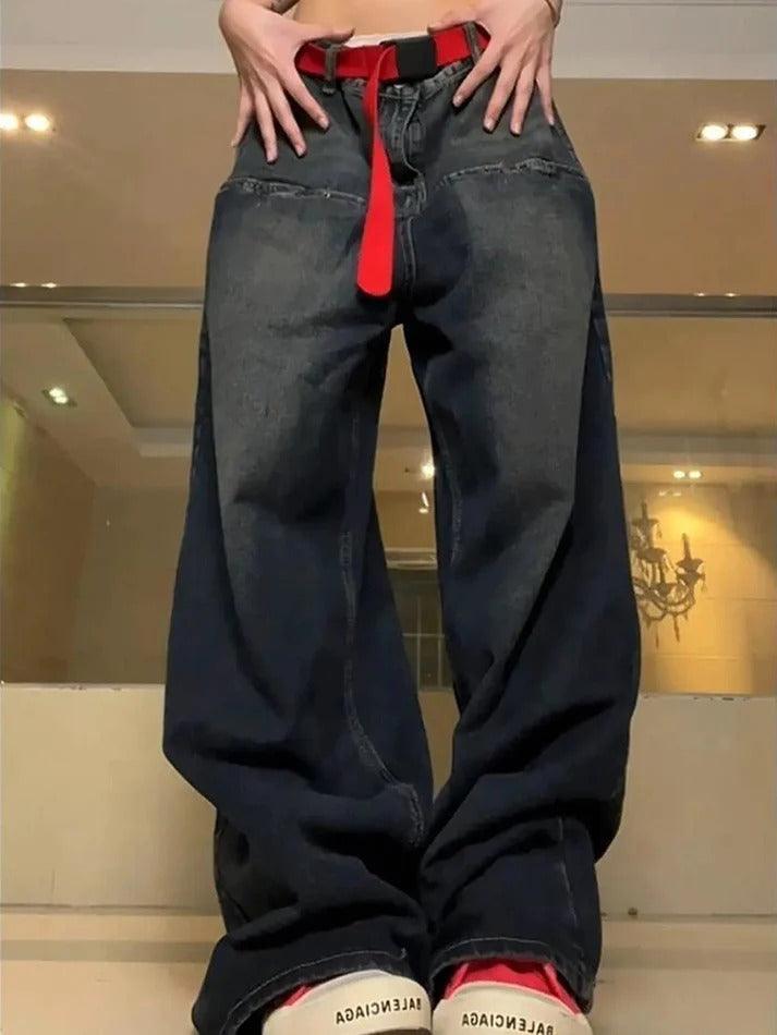Vintage Washed Distressed Boyfriend Jeans - AnotherChill