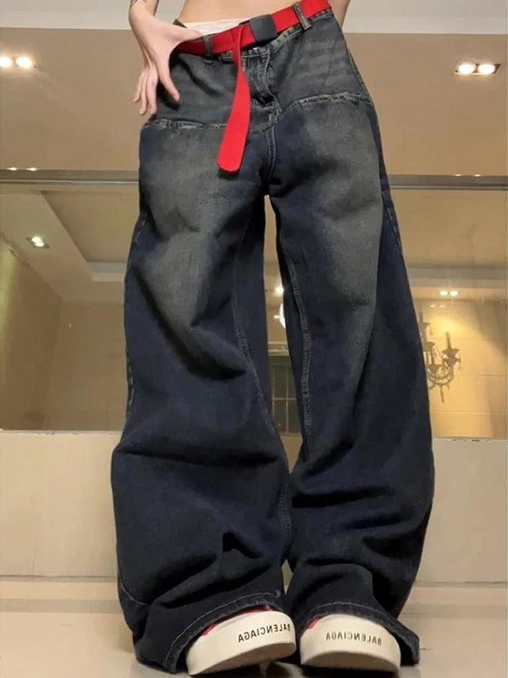 Vintage Washed Distressed Boyfriend Jeans - AnotherChill